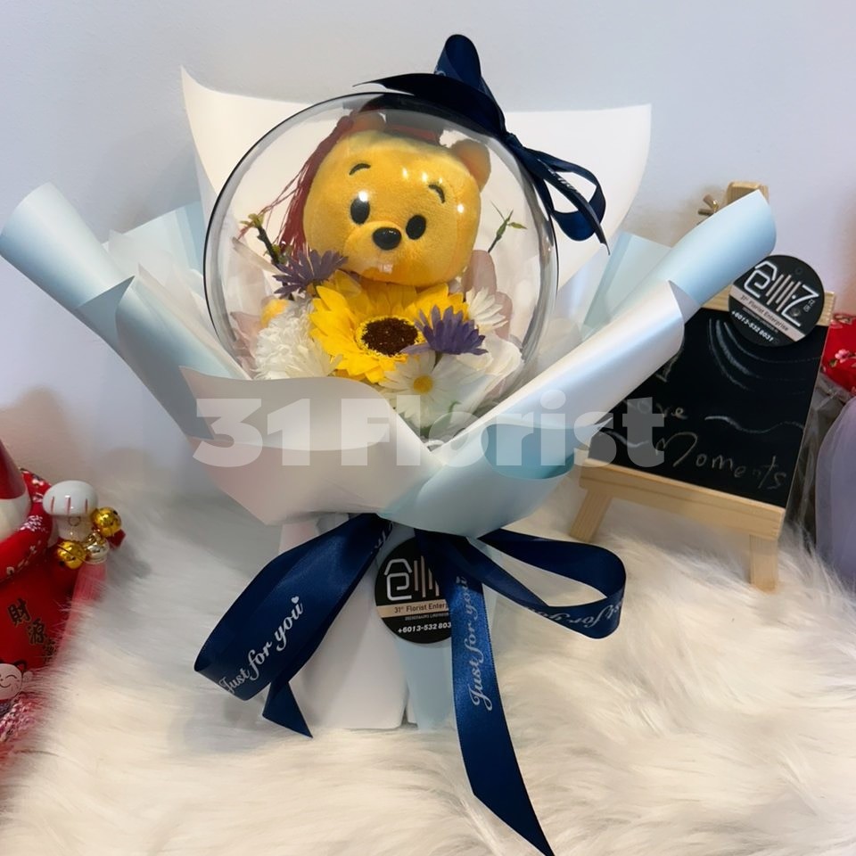 维尼毕业花束